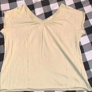 J Jill top tee shirt sleeve
